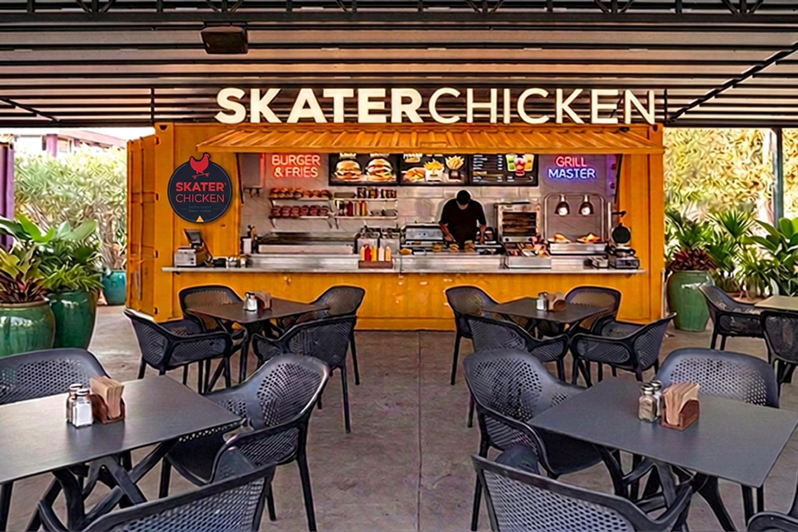 Skater Chicken mekan